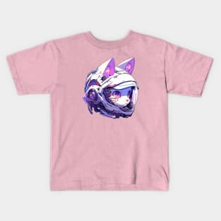 Anime Space Cat Kids T-Shirt